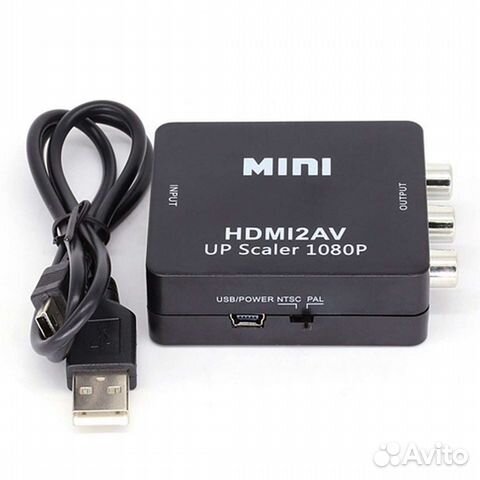 Переходник с hdmi на av