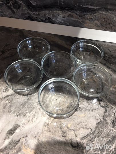 Креманки стекло 6 шт