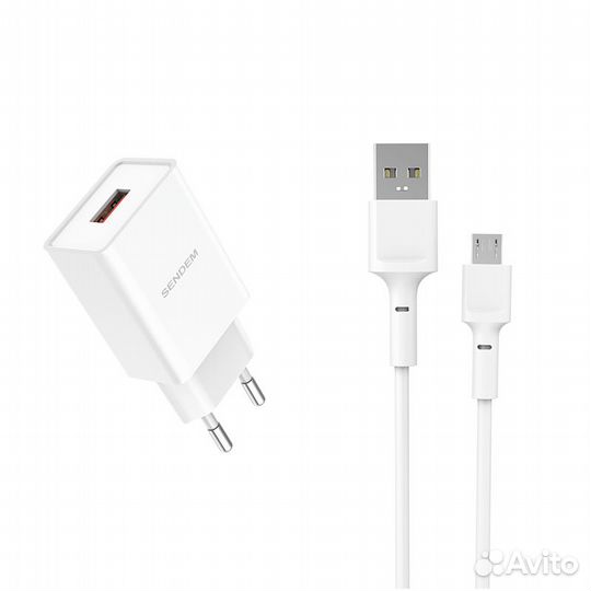 Блок питания с USB выходом 5V 3,1А sendem; 58405