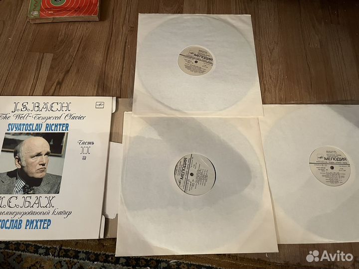 Грампластинки Бах. Рихтер