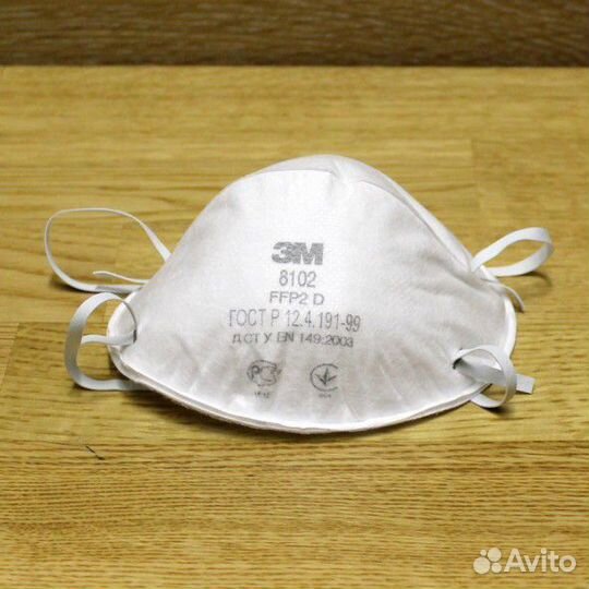 10 штук - Респиратор 3М 8102 FFP2