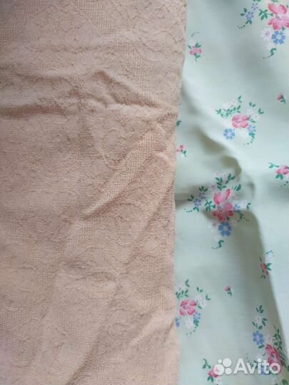 Отрезы ткани СССР шёлк, шерсть, вискоза, шитьё