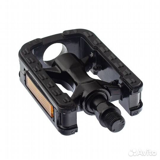 Педали черный, алюминий c пластиковыми вставками