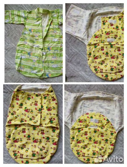 Пеленка кокон на липучках
