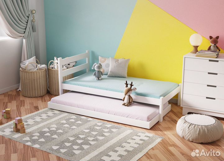 Подростковая кровать из сосны