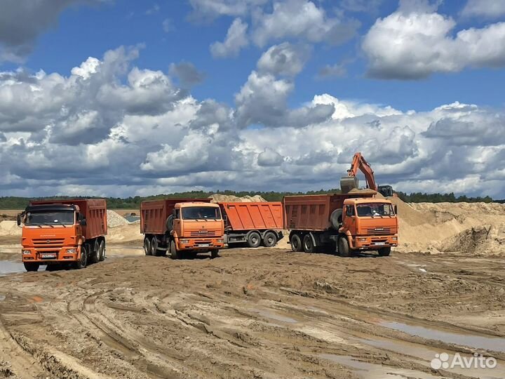 Песок щебень земля