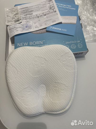 Подушка Askona new born анатомичечкая