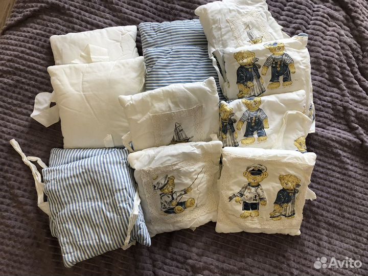 Бортики в детскую кроватку