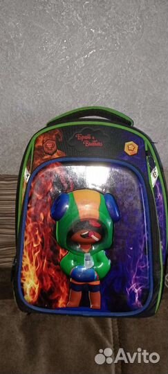 Рюкзак школьный для мальчика бу (Бравл Старс)