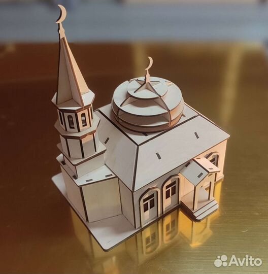 3D конструктор мечеть из дерева