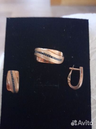 Позолоченный комплект