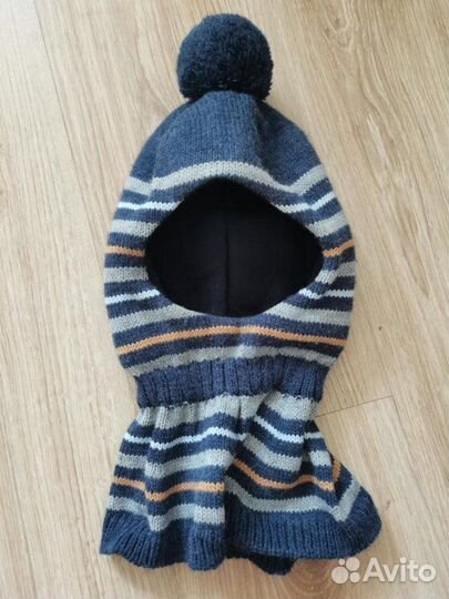 Шапка шлем для мальчика