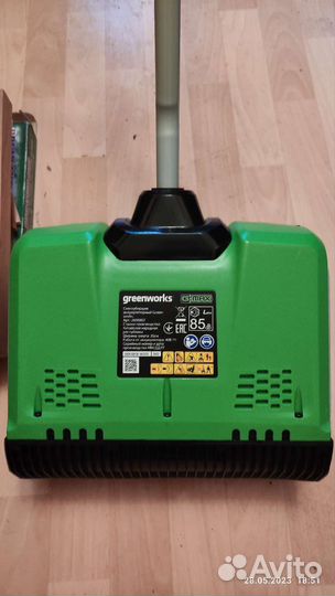 Снегоуборщик аккумуляторный G-MAX 40V greenworks