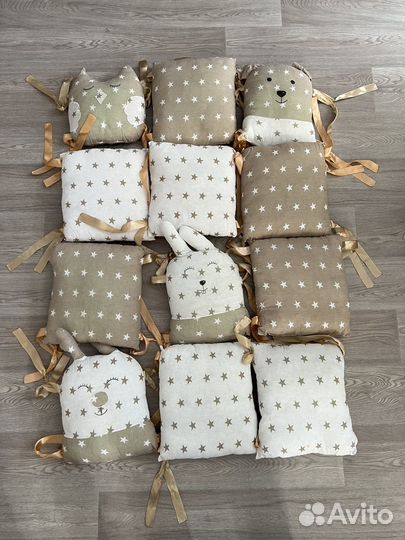 Бортики на кроватку