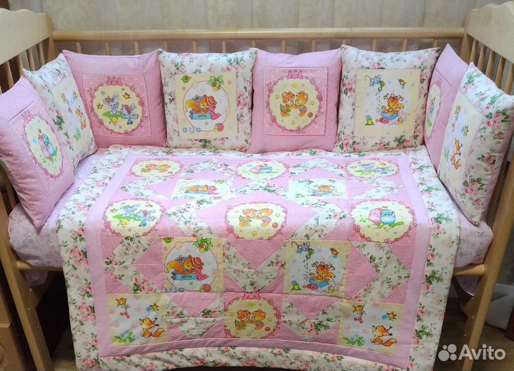 Бортики в детскую кроватку