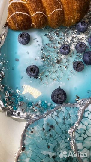 Сервировочный набор из эпоксидной смолы