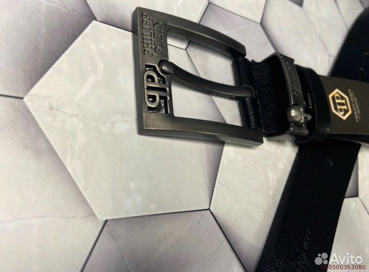 Кожаный Мужcой peмeнь Philipp Plein