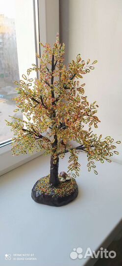 Дерево из бисера