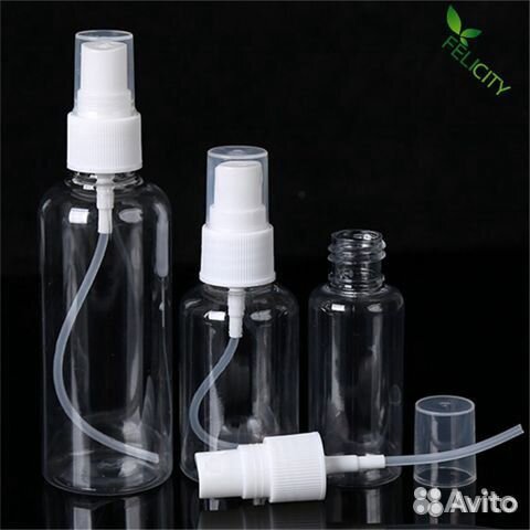 Флаконы пэт 100 мл с распылителем