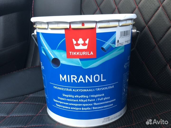 Краска tikkurila miranol