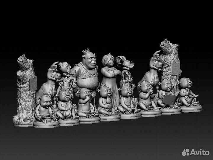 Шахматы Шрек Коллекционные