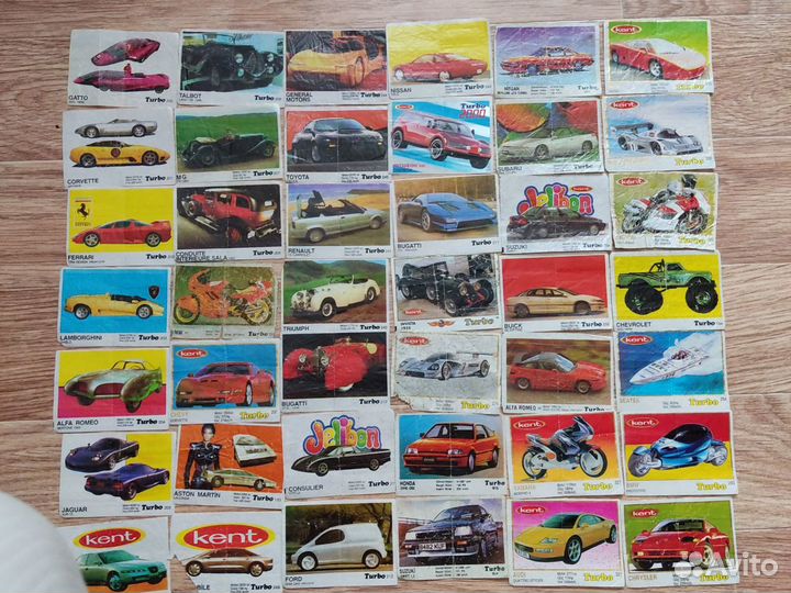 Вкладыши от жвачек