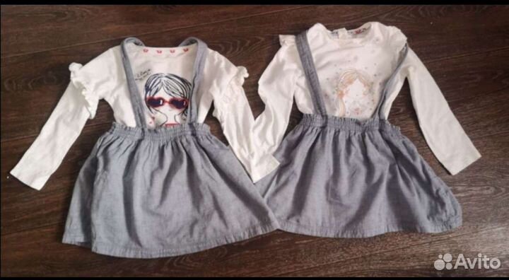 Вещи пакетом hm mothercare для двойни