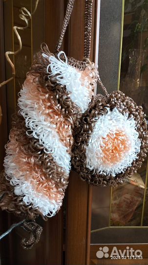 Мочалка ручной работы