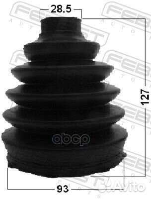 К-кт пыльника ШРУСА наружного93X127X28.5 Volvo