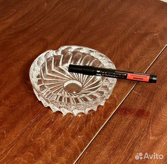 Хрустальная пепельница