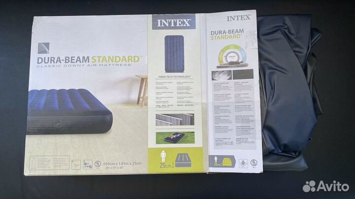 Матрас надувной Intex, 99х191х25 см