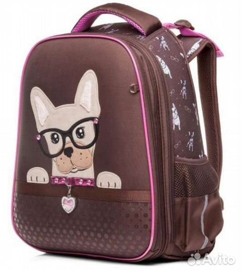 Ортопедический каркасный рюкзак для девочки