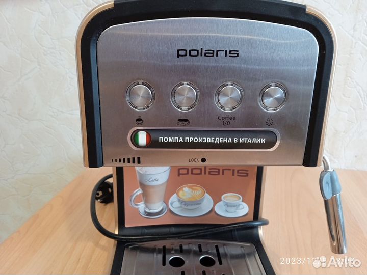 Кофеварка рожковая polaris PCM 1516E