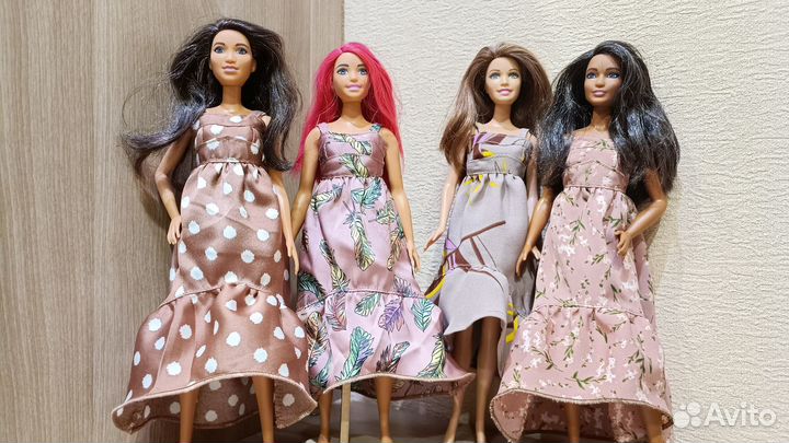 Одежда для кукол Барби коллекция летних платьев