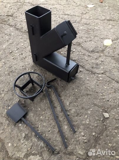 Мангал печь походная ракета