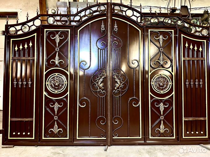 Ворота кованые