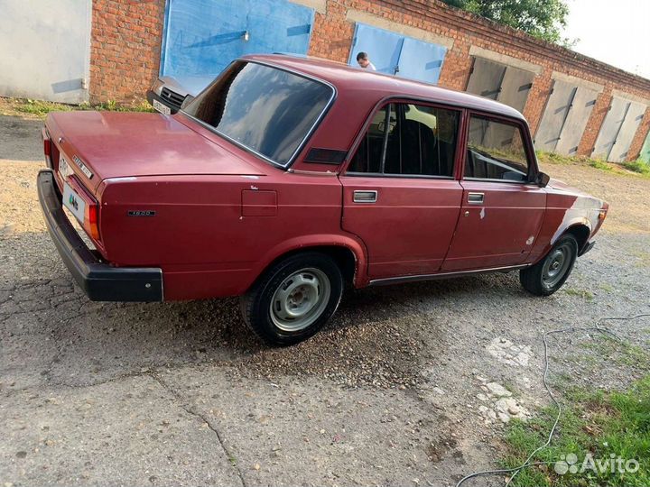 ВАЗ 2107 1.5 МТ, 1995, битый, 97 000 км