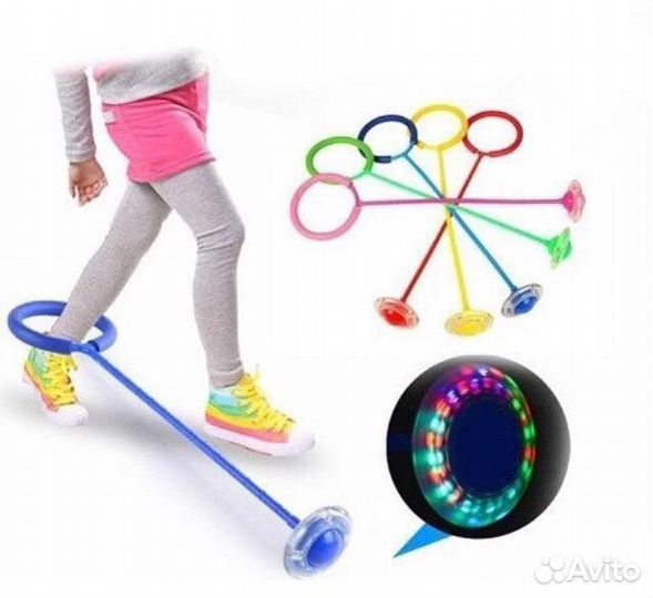 Нейроскакалка светящиеся на ногу