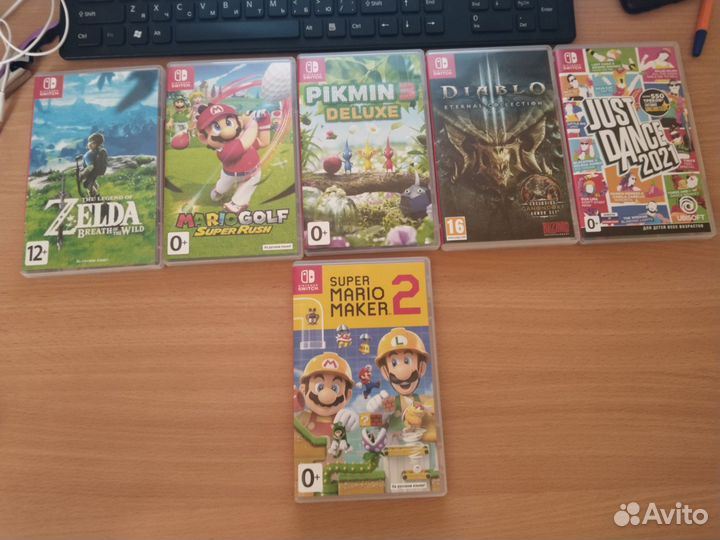 Картриджи для nintendo switch