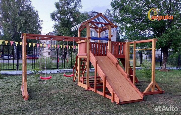 Детский уличный спортивный комплекс для дачи