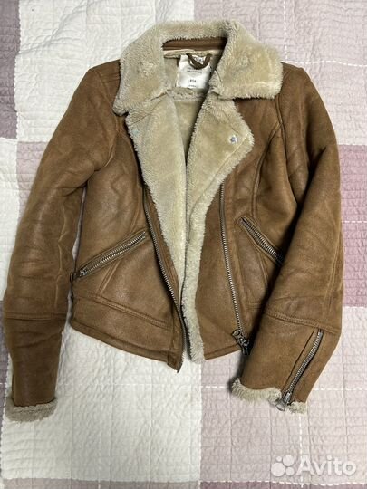 Дубленка женская укороченная s