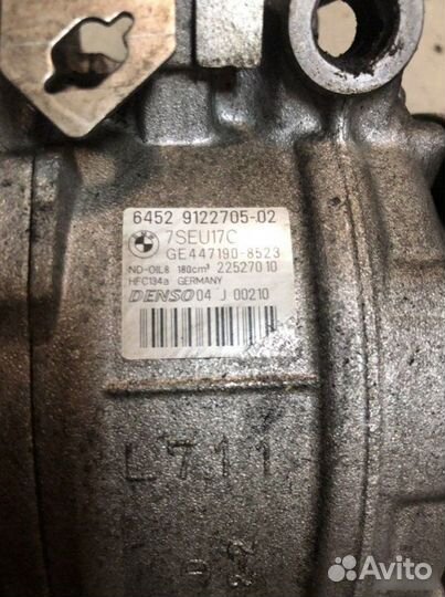 Компрессор кондиционера Bmw 5 E60 N52