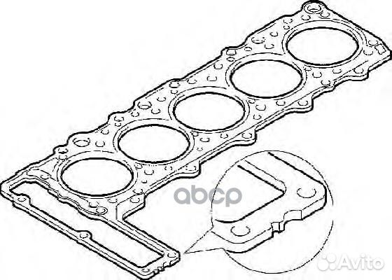 Прокладка гбц 913864 Elring