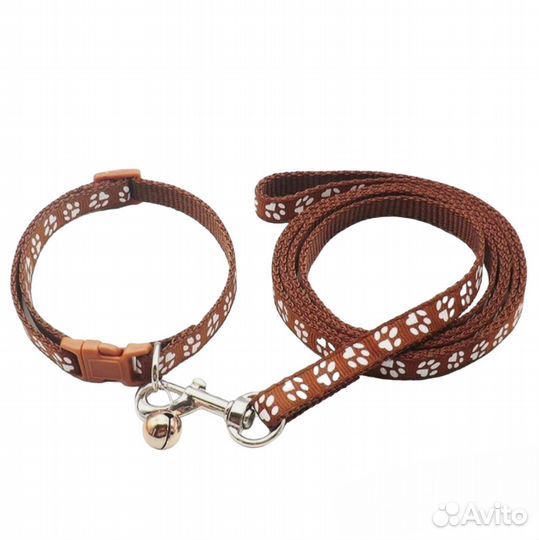 Ошейник с поводком