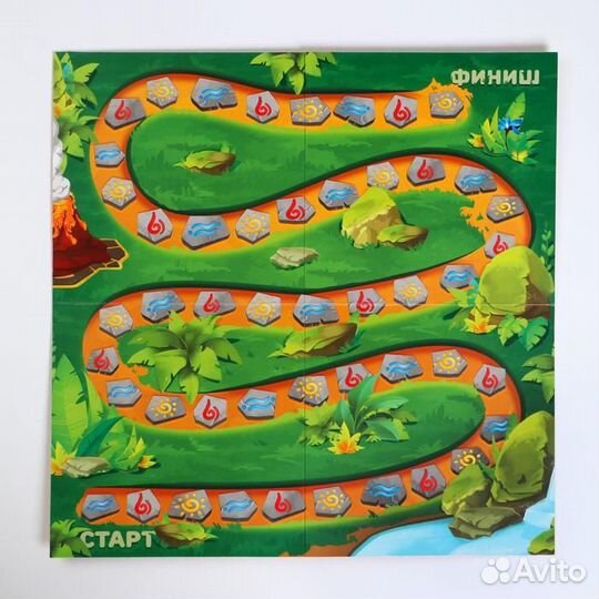 Настольная игра «Бродилка. Путешестие по Джунглям»