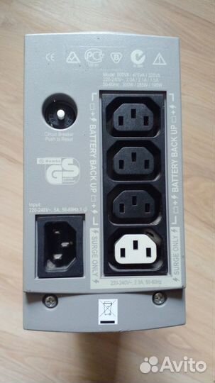 Ибп apc back ups 500