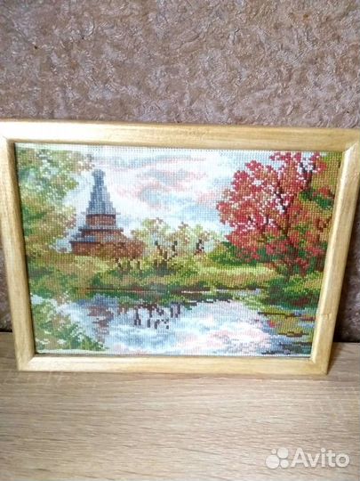 Картина вышитая крестом