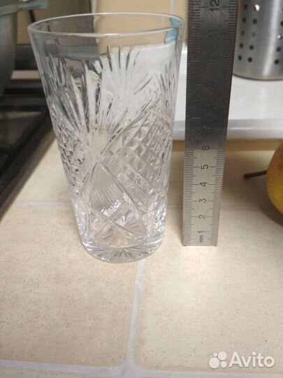 Хрустальный набор стаканов 