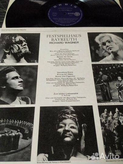 Вагнер летучий голландец Парсифаль Тангейзер винил