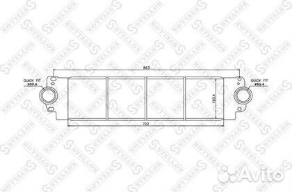 Интеркулер Volkswagen Transporter T5 2003-2015